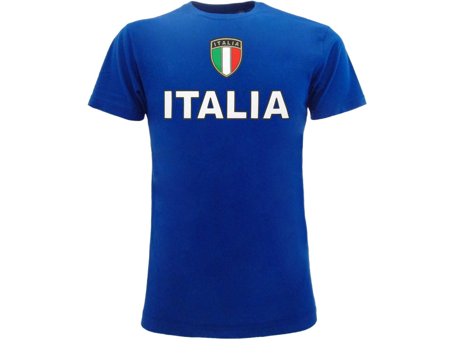 T-shirt azzurra Italia